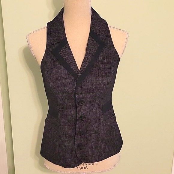 RICKI'S Black and White And Black Dress Pants With Macting Vest - Picture 2 of 6